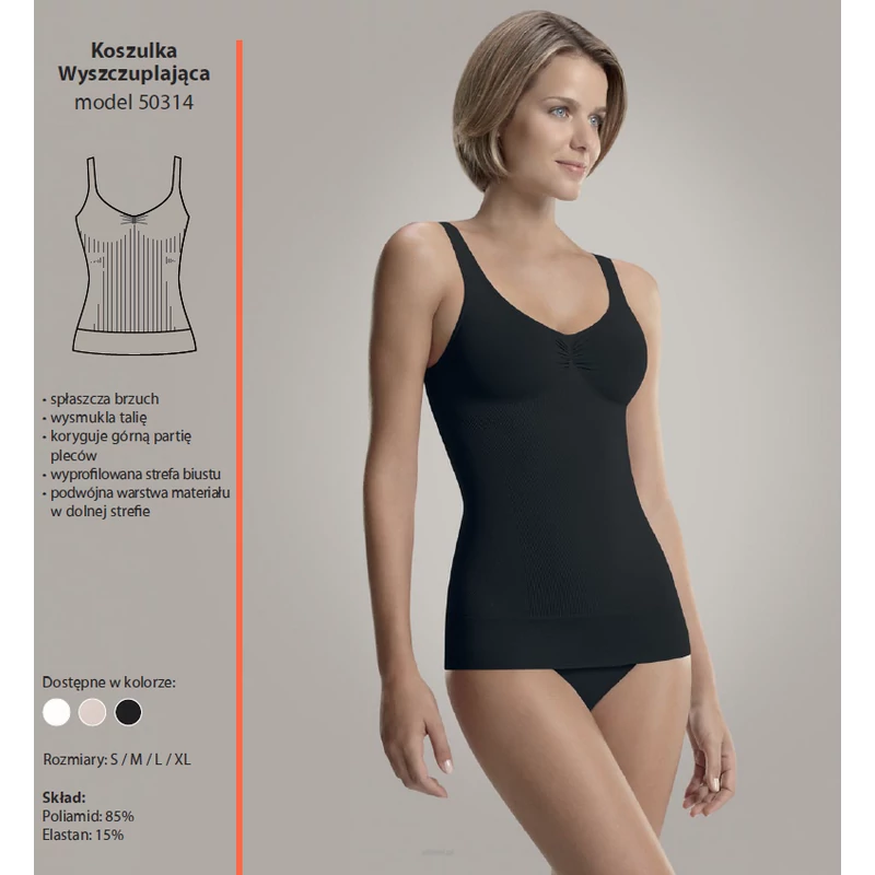 JULIMEX Plié 50314 fekete S /34-36/ alakformáló kombiné