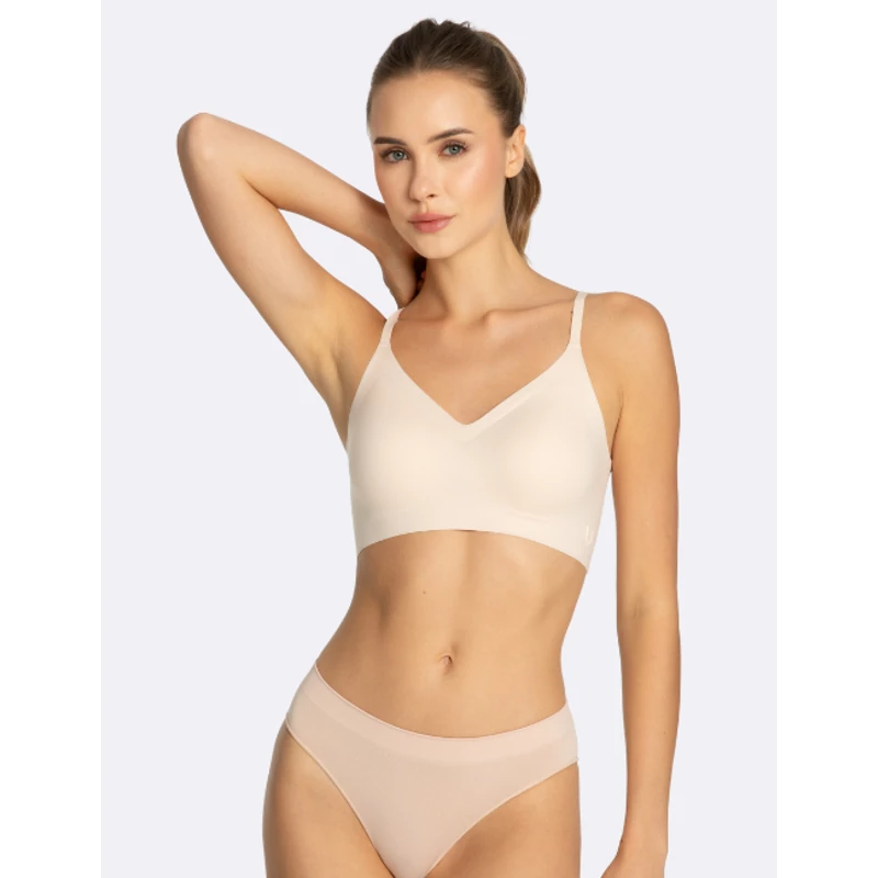 JULIMEX Simple Bra Top bézs melltartó L