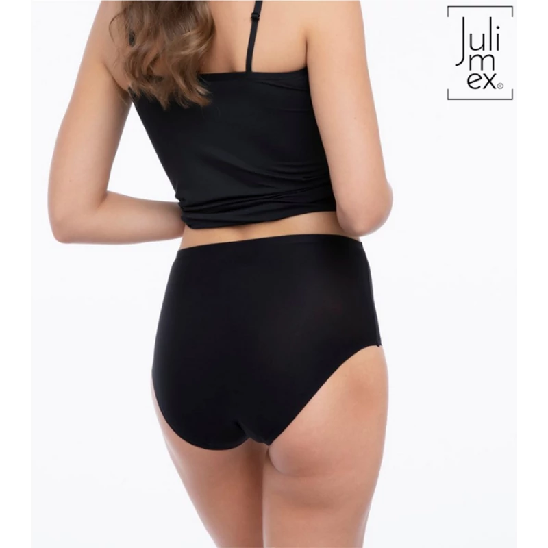 Julimex Simple panty maxi fekete varrásnélküli bugyi S