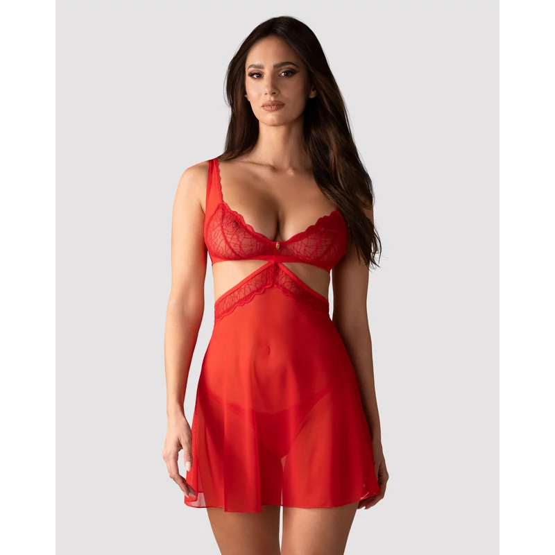 OB1354 Obsessive Cupide Desir babydoll&thong L/XL