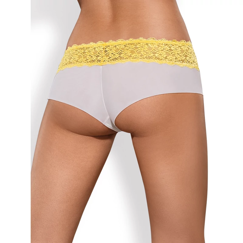OB2769 OBSESSIVE Lacea sárga sort és tanga L/XL duopack  (2 db/doboz) EAN: 5901688212769