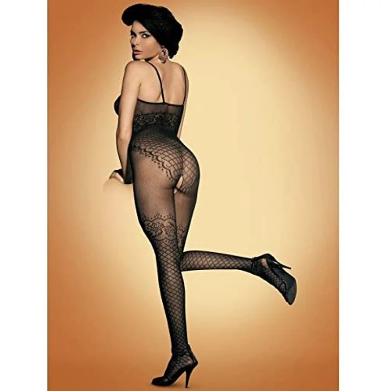 OB4159 OBSESSIVE F202 black bodystocking S/M EAN: 5900308554159