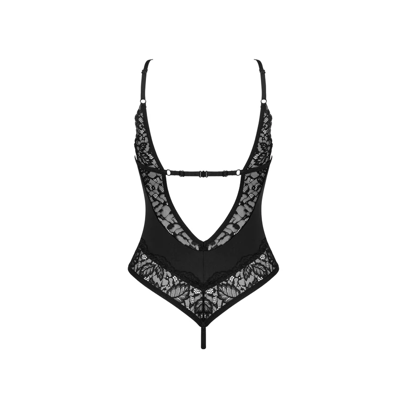 OB3908 Obsessive Bellastia crotchless / nyitott / teddy  XS/S     EAN:5901688253908