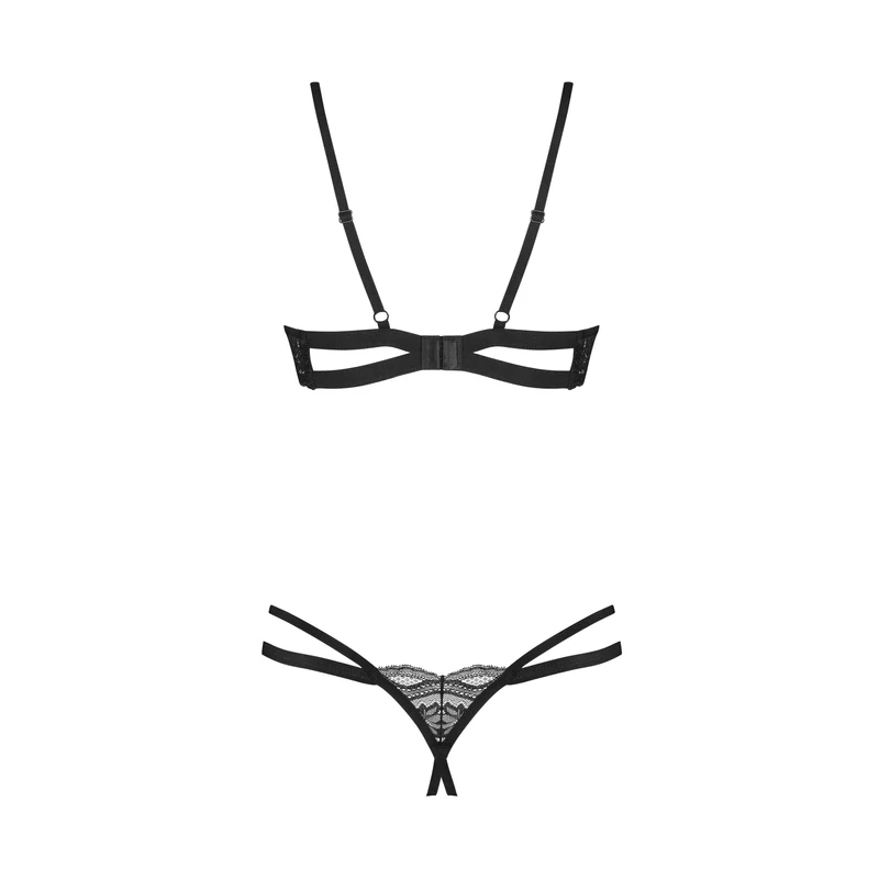 OB9450 Obsessive Nutris 2-pcs crothchless set XL/2XL   EAN:5901688259450