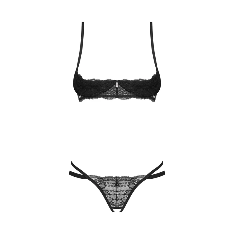OB9450 Obsessive Nutris 2-pcs crothchless set XL/2XL   EAN:5901688259450