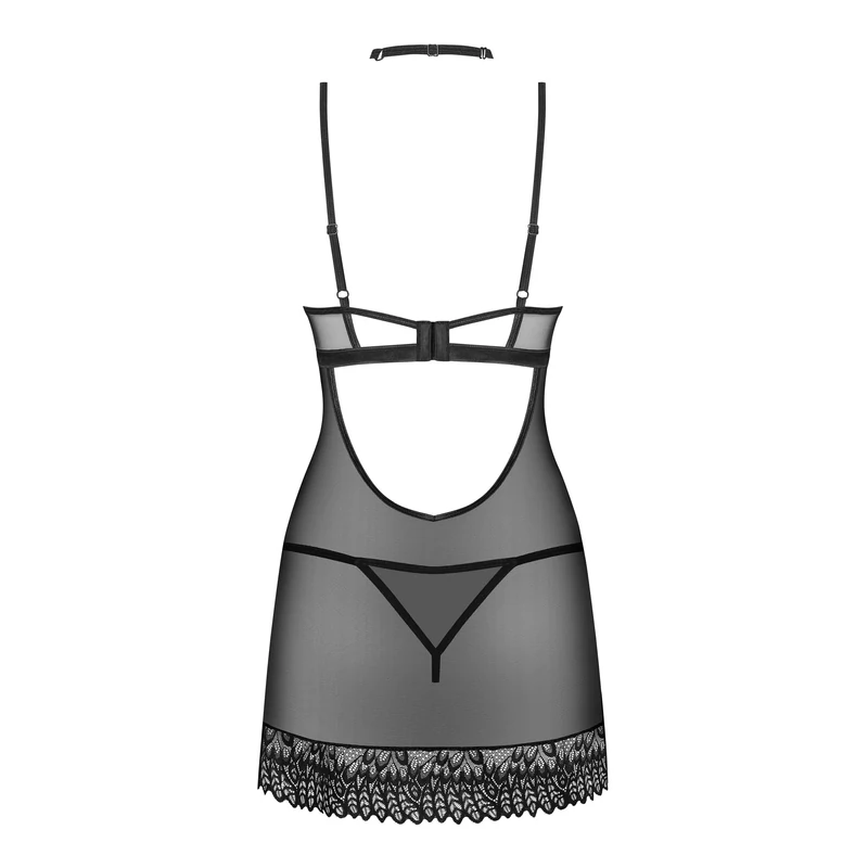 OB6893 Obsessive Donarella chemise&thong  XL/2XL   EAN:5901688256893