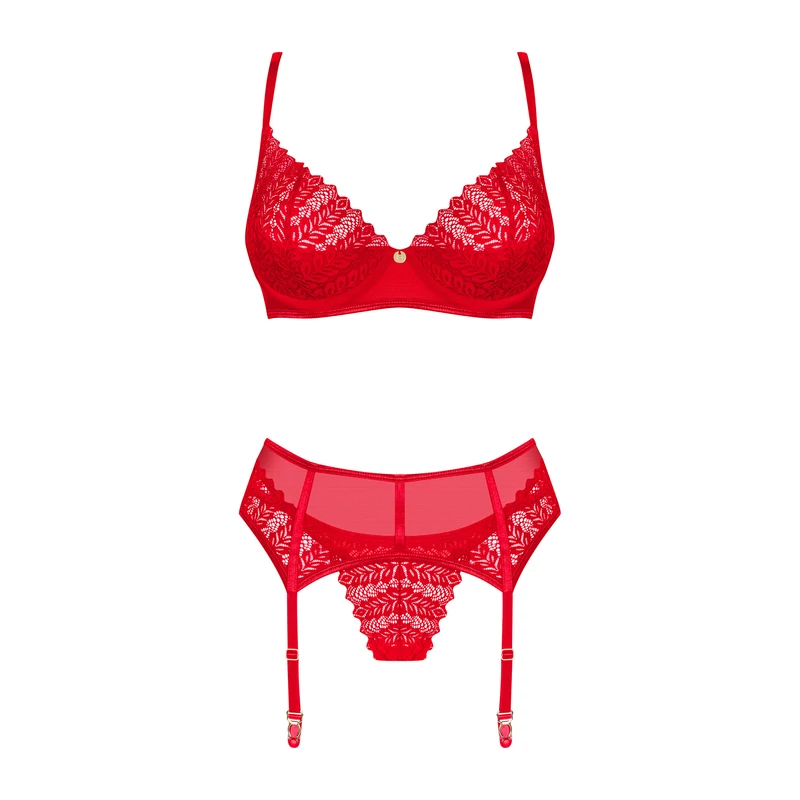 OB5087 Obsessive Ingridia 3-pcs set SX/S   EAN:5901688255087