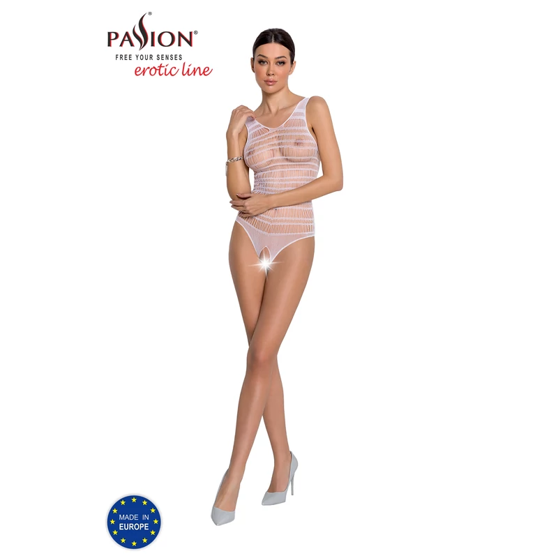 Passion BS087 fehér cicaruha nyitott body EAN:5908305963318