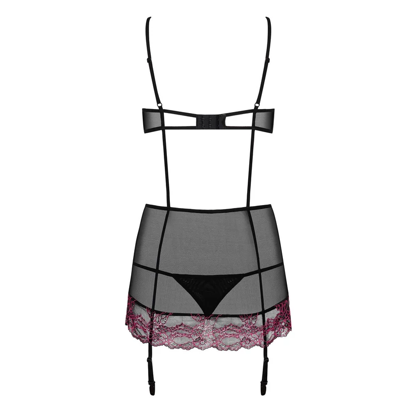 OB8304 OBSESSIVE Sedusia fűző + tanga XXL EAN: 5901688208304