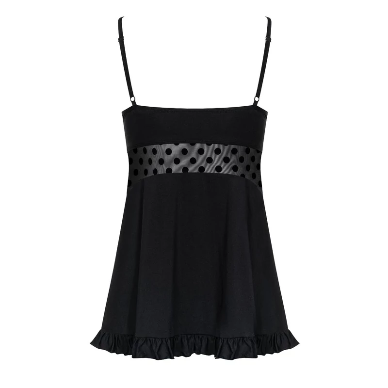 OB2493 OBSESSIVE Dotina babydoll + tanga L/XL EAN: 5901688212493