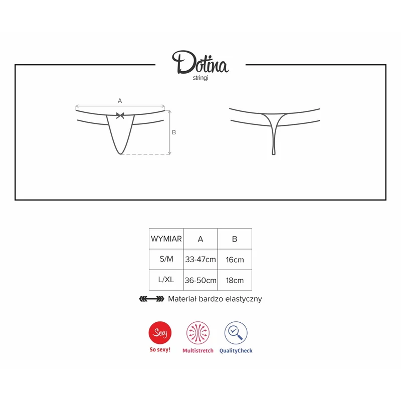 OB2516 Obsessive Dotina tanga L/XL EAN: 5901688212516