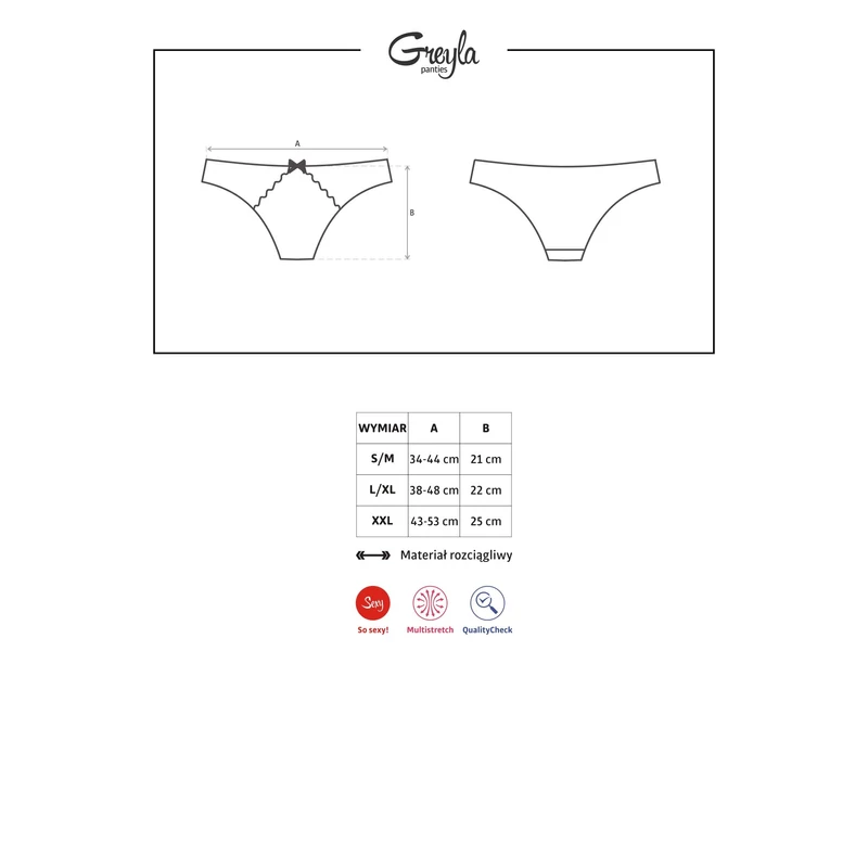 OB9554 OBSESSIVE Greyla bugyi L/XL EAN: 5901688209554