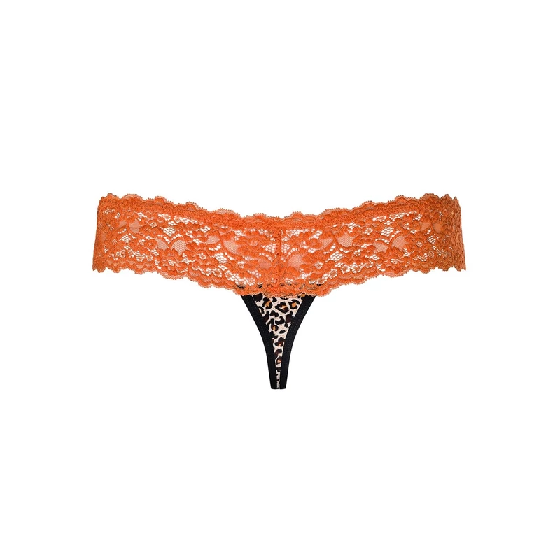 OB2745 OBSESSIVE Lacea párducmintás tanga L/XL duopack  (2 db/doboz) EAN: 5901688212745