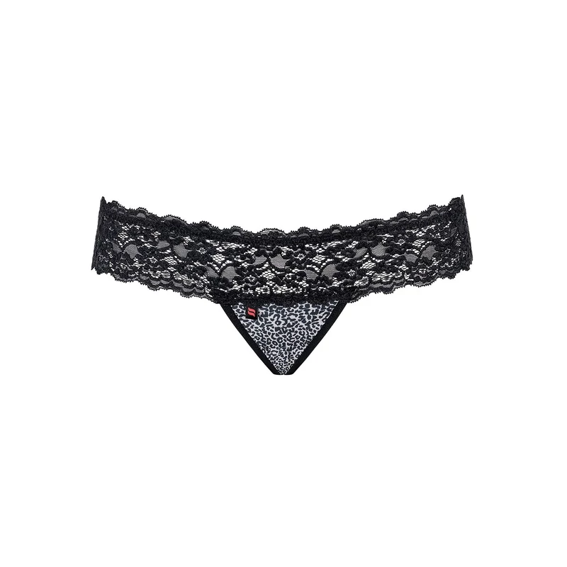 OB2745 OBSESSIVE Lacea párducmintás tanga L/XL duopack  (2 db/doboz) EAN: 5901688212745