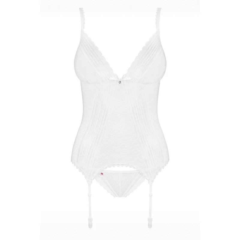 OB1670 OBSESSIVE Sensita fűző + tanga L/XL EAN: 5901688211670